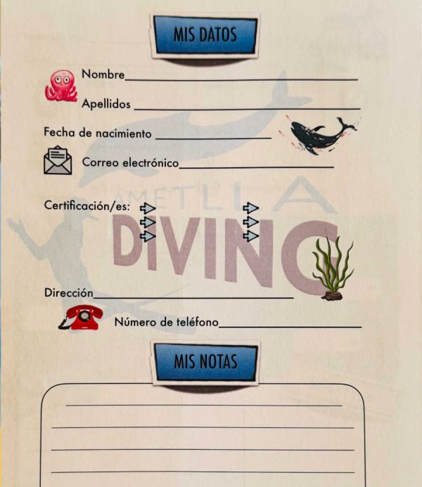 Logbook Ametlla Diving - Imagen 2